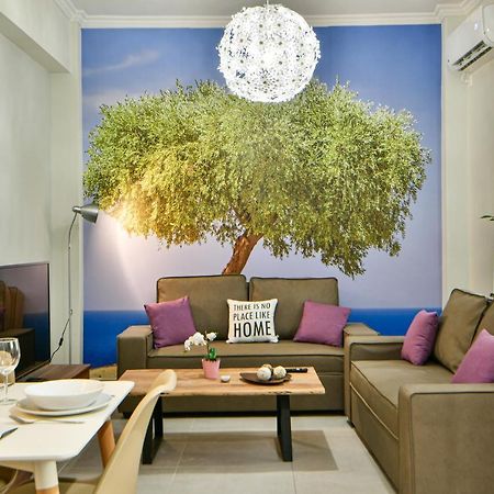 Fresh & Renovated Apartment Next To Metro Station Atenas Exterior foto
